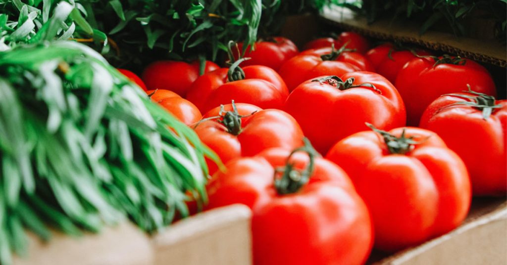 pomodori da agricoltura biologica